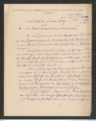 k.k. naturhistorisches Hofmuseum, Intendanzakten 1885-1896 (Hauer), Aktenzahl Z.505/1892, Seite 1
